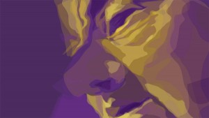 homme violet ébauche du midi
