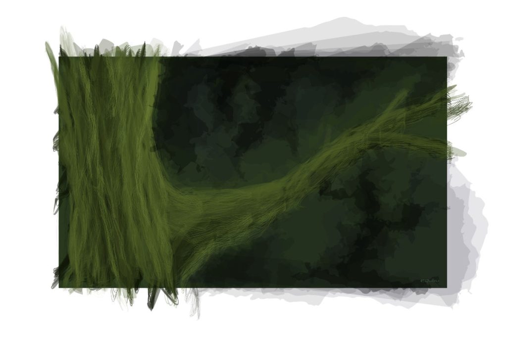 Les ébauches de midi, peinture numérique vectorielle