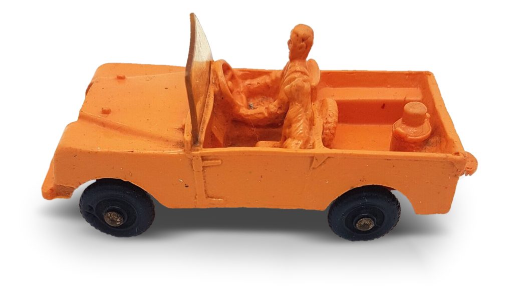 voiture miniature en plastique souple des années 70